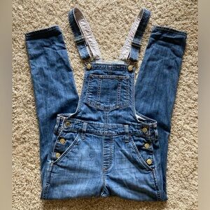 Eddie Bauer Blue Denim Overalls Classic Style